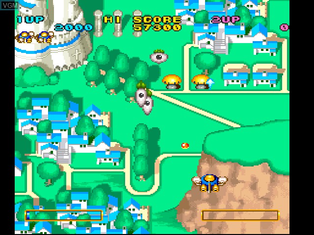 Image in-game du jeu Detana TwinBee Yahho! Deluxe Pack sur Sony Playstation
