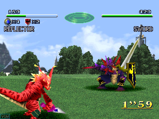 Image in-game du jeu Dragon Seeds sur Sony Playstation