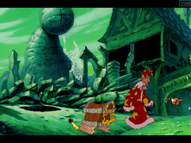 Image in-game du jeu Discworld II - Mortality Bytes! sur Sony Playstation