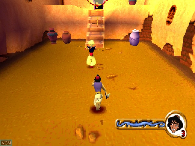 Image in-game du jeu Aladdin in Nasira's Revenge sur Sony Playstation