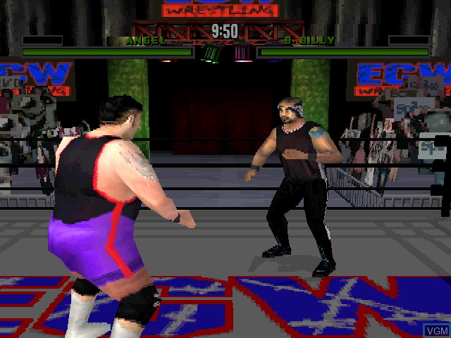 Image in-game du jeu ECW Anarchy Rulz sur Sony Playstation