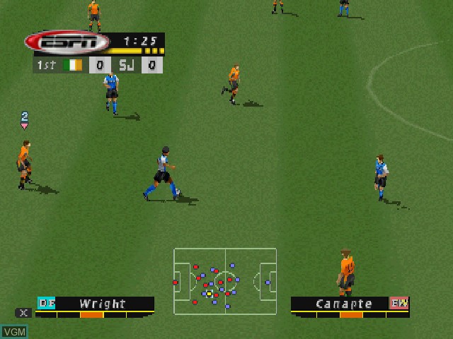 Image in-game du jeu ESPN MLS GameNight sur Sony Playstation