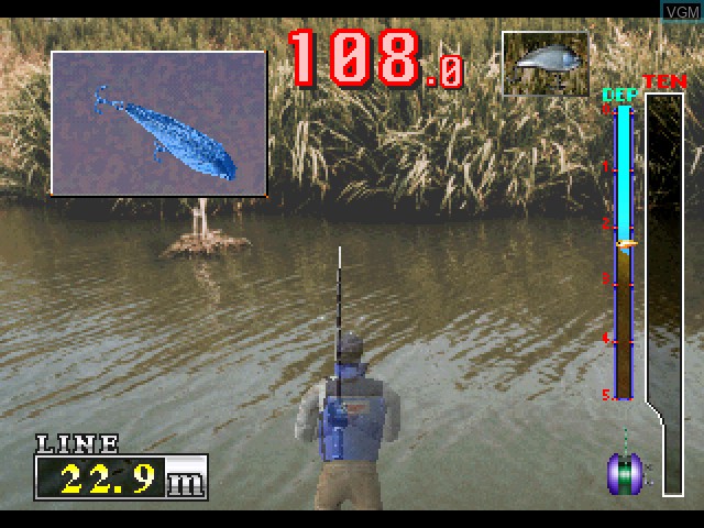 Image in-game du jeu Exciting Bass sur Sony Playstation