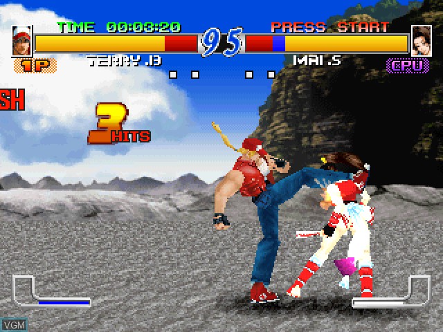 Image in-game du jeu Fatal Fury - Wild Ambition sur Sony Playstation