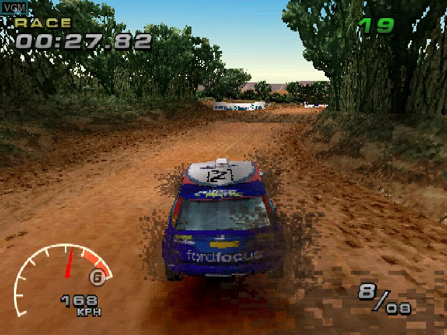 Image in-game du jeu WRC - FIA World Rally Championship Arcade sur Sony Playstation