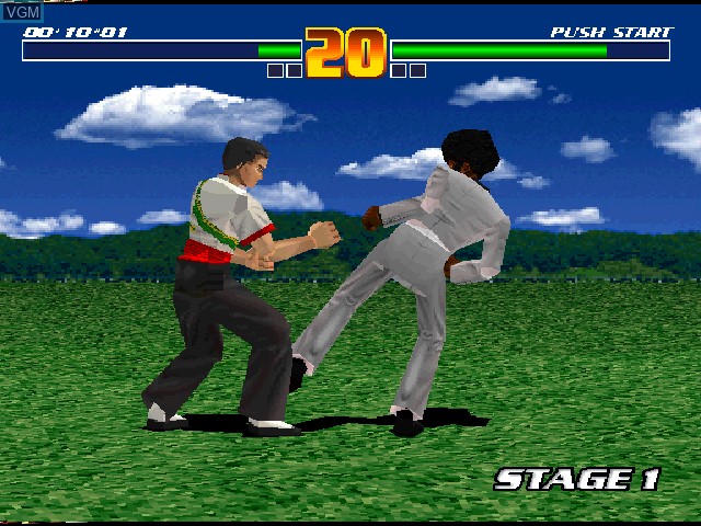 Image in-game du jeu Fighter Maker sur Sony Playstation