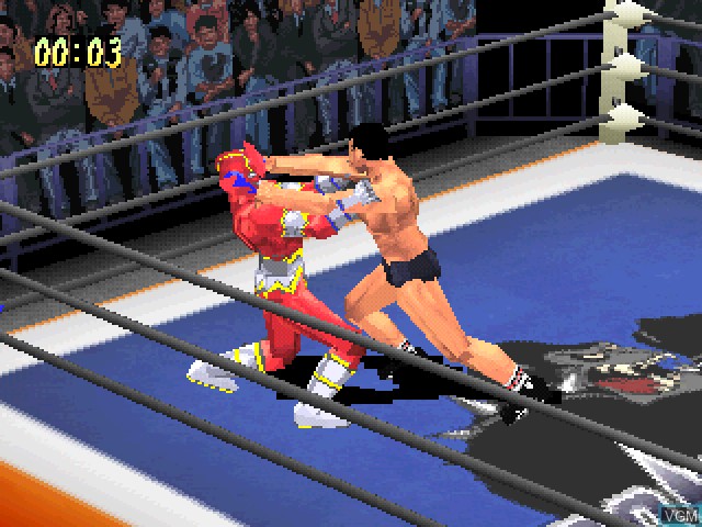 Image in-game du jeu Fire ProWrestling Iron Slam '96 sur Sony Playstation