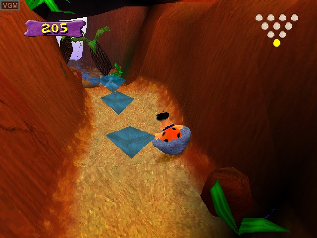 Image in-game du jeu Flintstones, The - Bedrock Bowling sur Sony Playstation