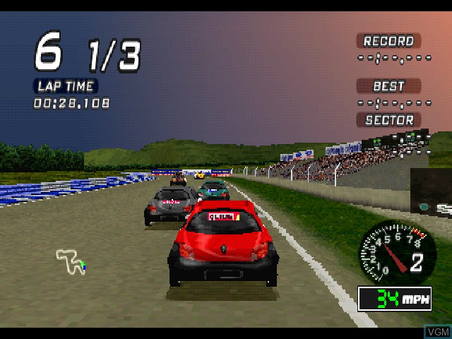 Image in-game du jeu Ford Racing sur Sony Playstation