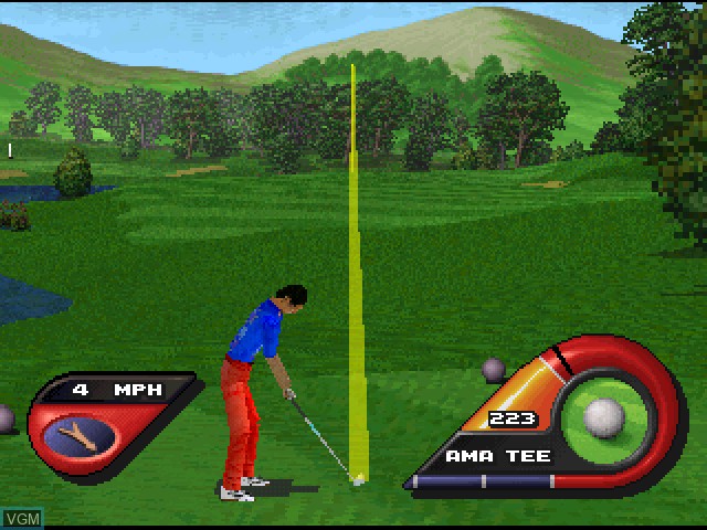 Image in-game du jeu Fox Sports Golf '99 sur Sony Playstation