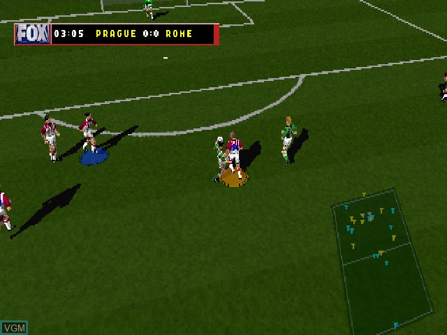 Image in-game du jeu Fox Sports Soccer '99 sur Sony Playstation