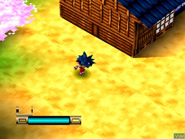 Image in-game du jeu Ganbare Goemon - Kurunara Koi! Ayashige Ikka no Kuroi Kage sur Sony Playstation
