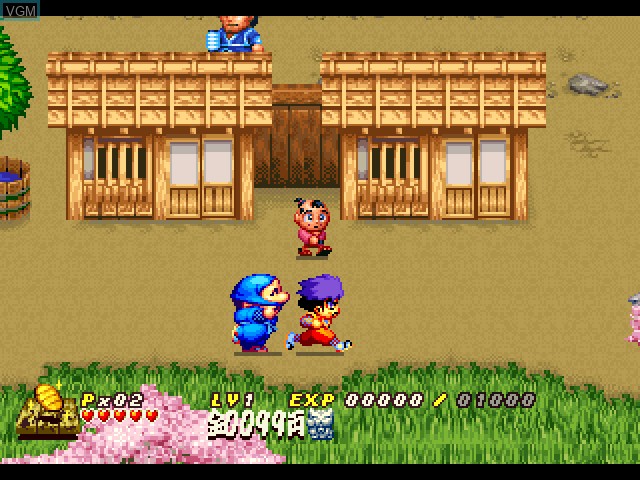 Image in-game du jeu Ganbare Goemon - Uchuu Kaizoku Akogingu sur Sony Playstation