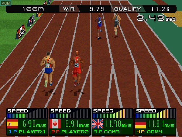Image in-game du jeu Ganbare Nippon! Olympic 2000 sur Sony Playstation