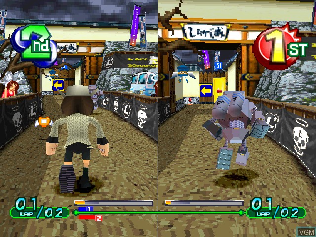 Image in-game du jeu Gekitotsu Toma L'Arc - Tomarunner vs L'Arc-en-Ciel sur Sony Playstation