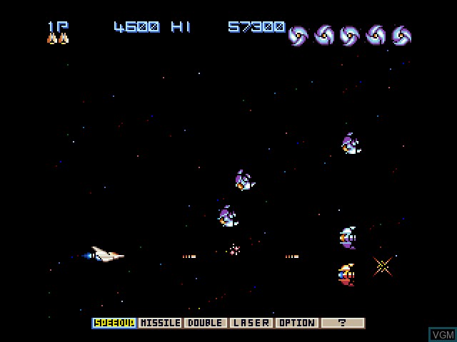 Image in-game du jeu Gradius Deluxe Pack sur Sony Playstation