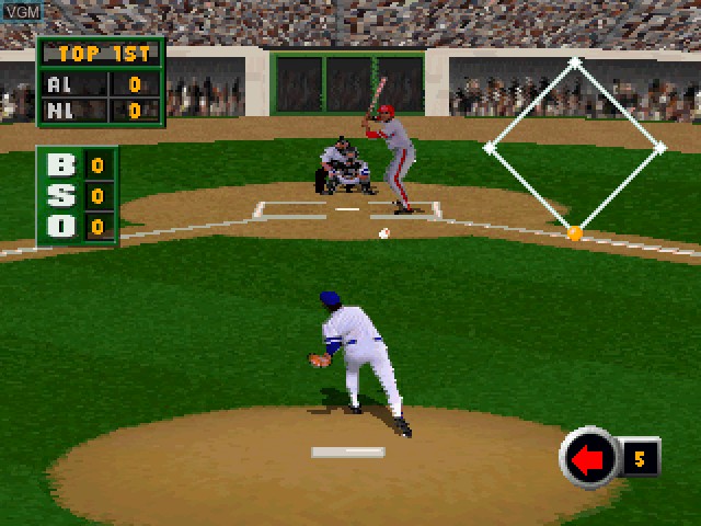 Image in-game du jeu Grand Slam sur Sony Playstation