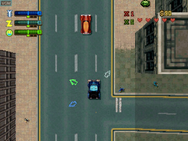 Image in-game du jeu Grand Theft Auto 2 sur Sony Playstation