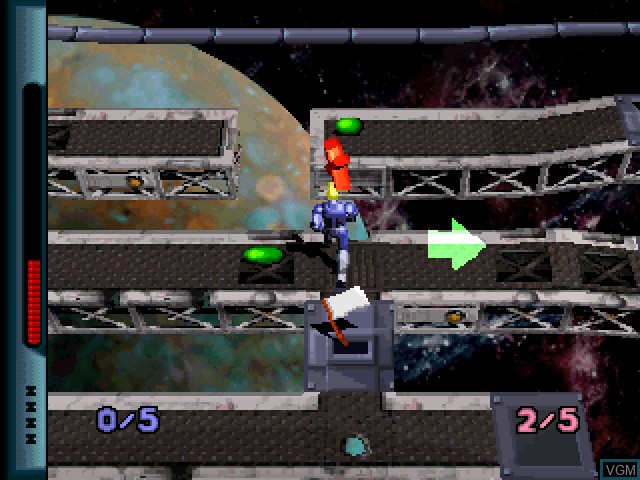 Image in-game du jeu Grid Runner sur Sony Playstation