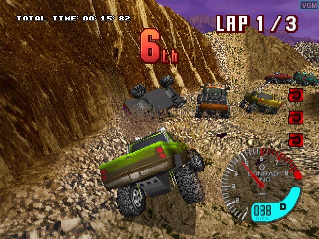 Image in-game du jeu Hardcore 4X4 sur Sony Playstation