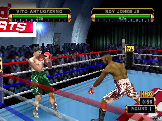 Image in-game du jeu HBO Boxing sur Sony Playstation