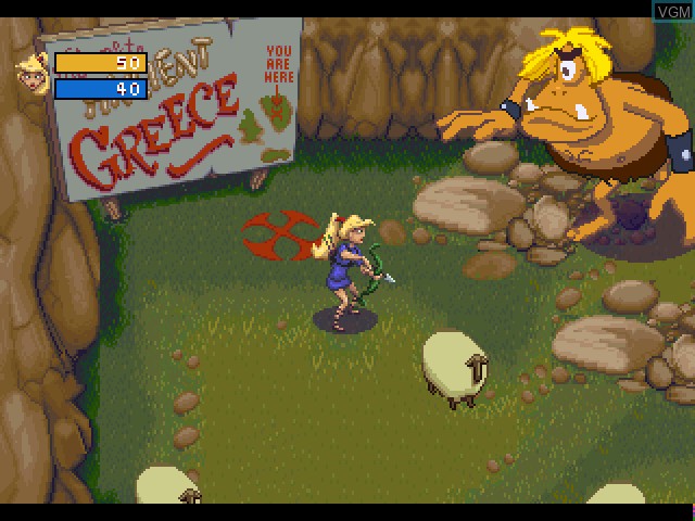 Image in-game du jeu Herc's Adventures sur Sony Playstation
