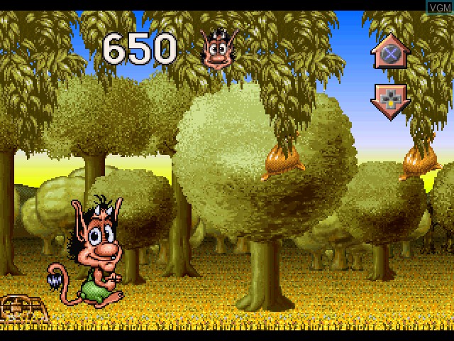 Image in-game du jeu Hugo sur Sony Playstation