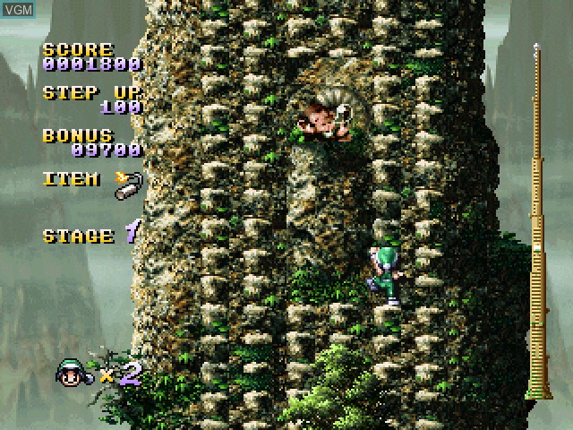 Image in-game du jeu Hyper Crazy Climber sur Sony Playstation
