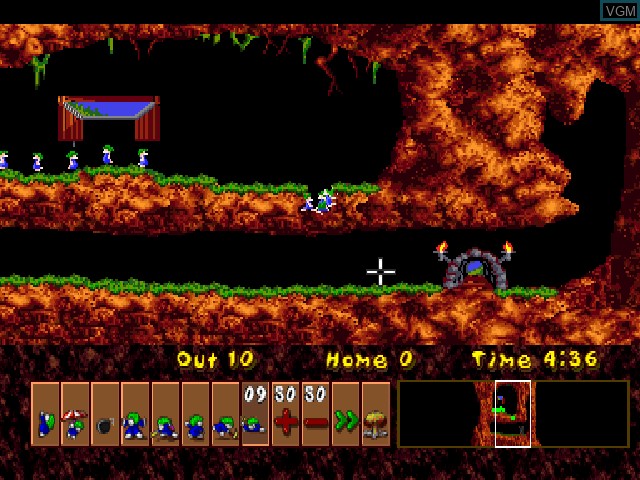 Image in-game du jeu Lemmings & Oh No! More Lemmings sur Sony Playstation