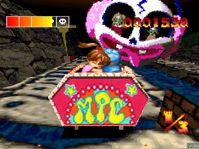 Image in-game du jeu Mad Panic Coaster sur Sony Playstation