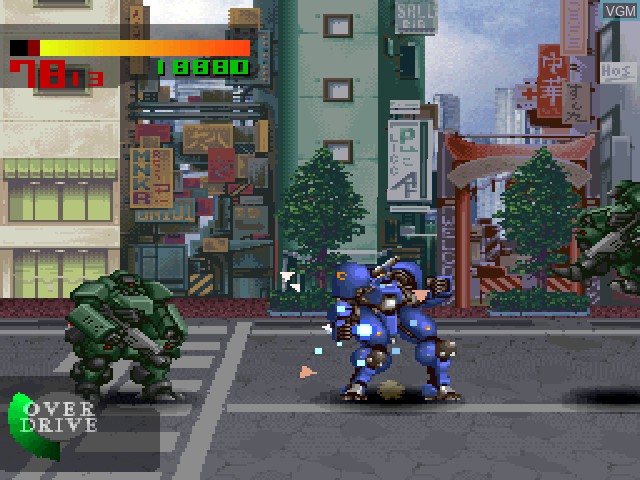 Image in-game du jeu Mad Stalker - Full Metal Force sur Sony Playstation