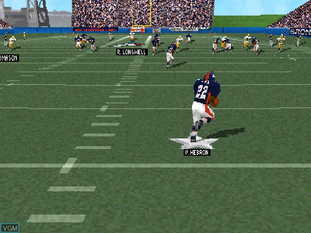 Image in-game du jeu Madden NFL 99 sur Sony Playstation