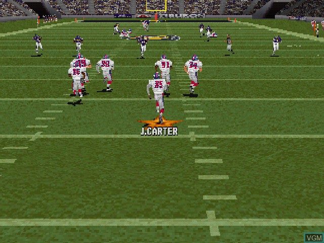 Image in-game du jeu Madden NFL 2002 sur Sony Playstation