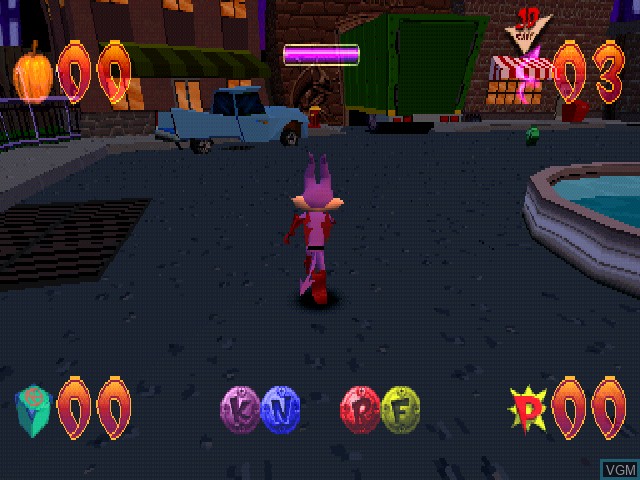 Image in-game du jeu Jersey Devil sur Sony Playstation