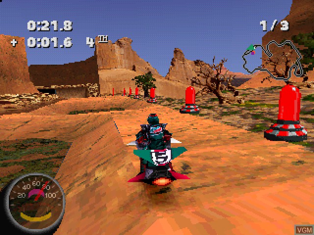 Image in-game du jeu Jet Moto 2 sur Sony Playstation
