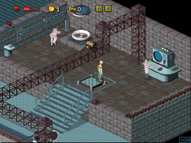 Image in-game du jeu Little Big Adventure sur Sony Playstation