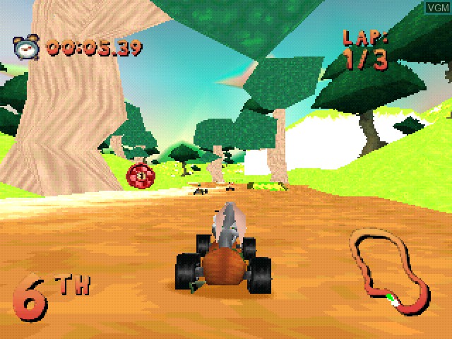 Image in-game du jeu Looney Tunes Racing sur Sony Playstation