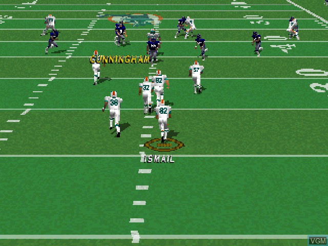 Image in-game du jeu Jimmy Johnson's VR Football '98 sur Sony Playstation