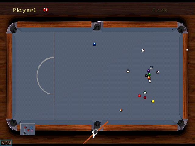 Image in-game du jeu Jimmy White's 2 - Cueball sur Sony Playstation