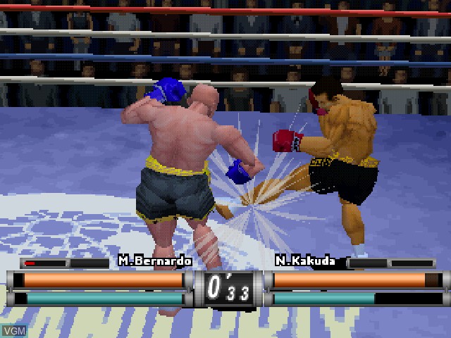 Image in-game du jeu K-1 Revenge sur Sony Playstation