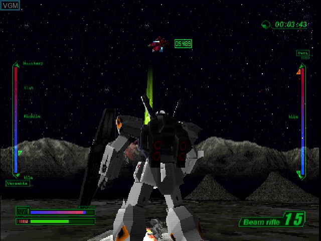 Image in-game du jeu Mobile Suit Z-Gundam sur Sony Playstation