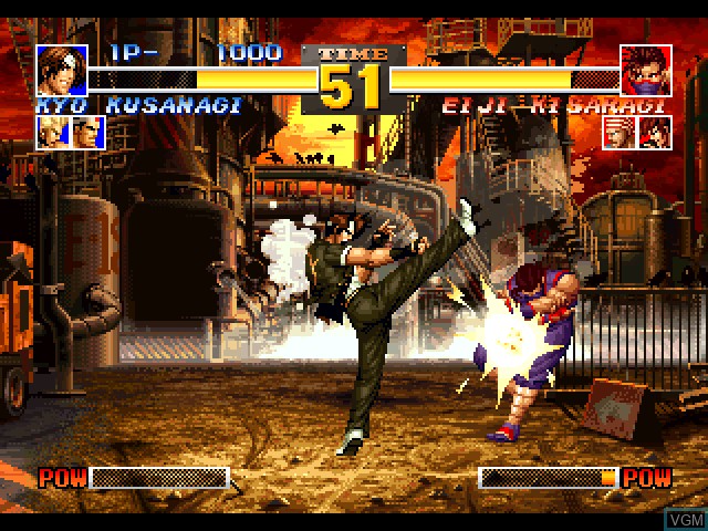 Image in-game du jeu King of Fighters '95, The sur Sony Playstation