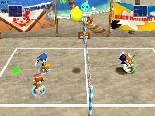Image in-game du jeu Klonoa Beach Volleyball sur Sony Playstation