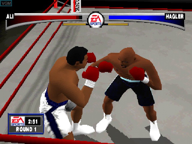 Image in-game du jeu Knockout Kings sur Sony Playstation