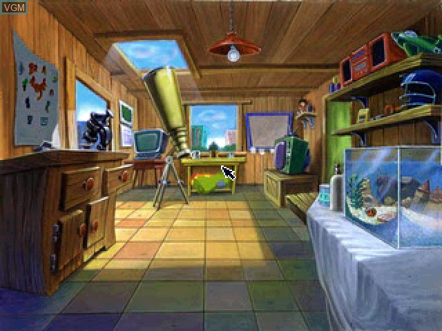 Image in-game du jeu A Mars Moose Adventure - Stay & Play 1 - In the Clubhouse sur Sony Playstation