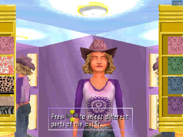 Image in-game du jeu Mary-Kate and Ashley - Magical Mystery Mall sur Sony Playstation