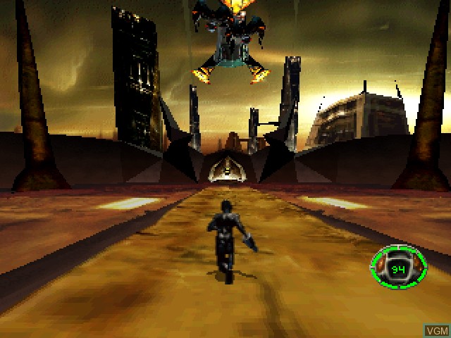 Image in-game du jeu MDK sur Sony Playstation