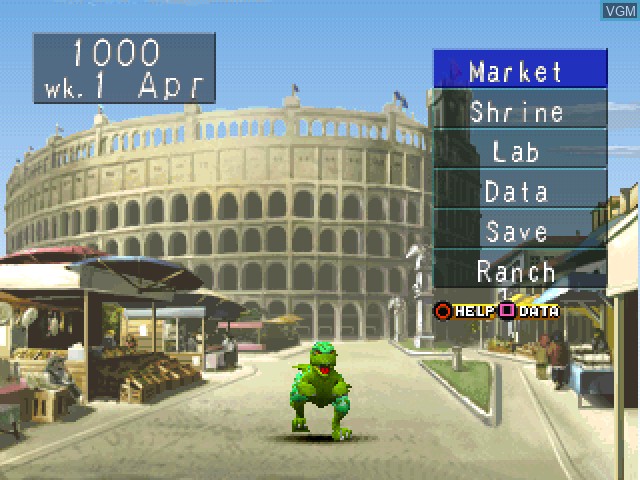 Image in-game du jeu Monster Rancher sur Sony Playstation