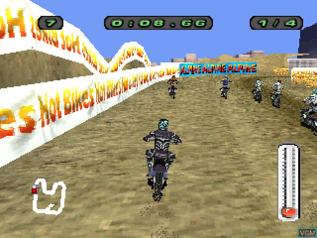 Image in-game du jeu Motocross Mania 2 sur Sony Playstation