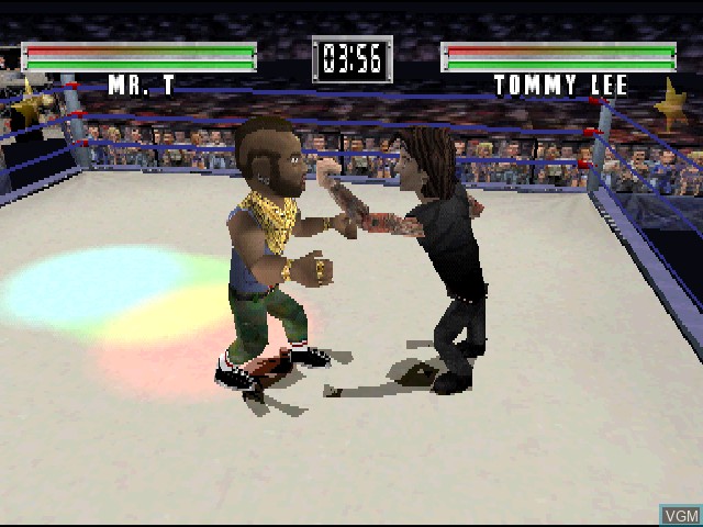 Image in-game du jeu MTV's Celebrity Deathmatch sur Sony Playstation